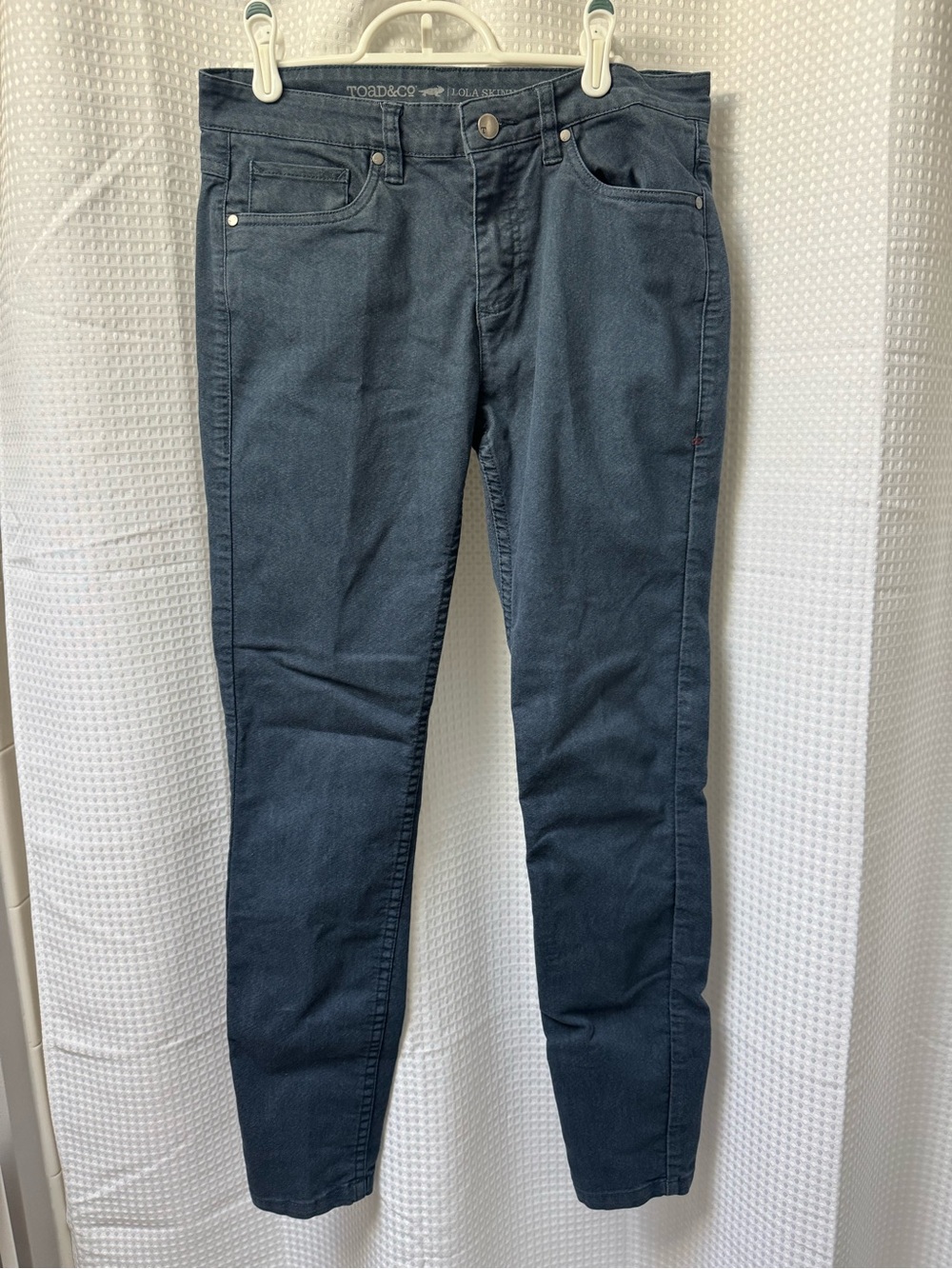Toad&Co Lola Skinny Jeans Dark Wash‎ Denim 5pocket Size 6